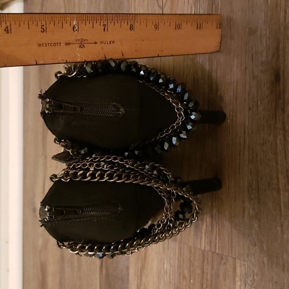 Black White Gray Size 8 Heels - Picture 7 of 7